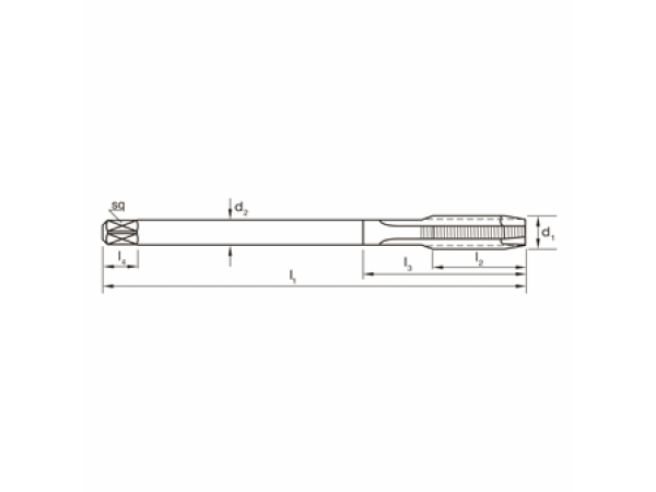 Gewindebohrer Synchro Metrisch DIN376 M12 PM-HSSE V3 Hardlube Typ BM UNI